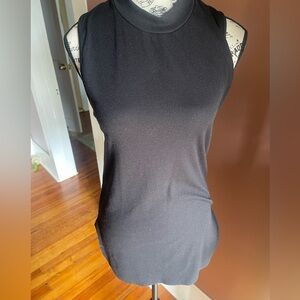 Black Sleeveless Women's Top